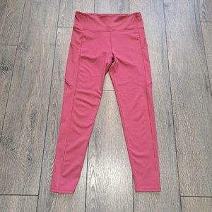 Yelete Active High Rise Leggings Red Color Size L